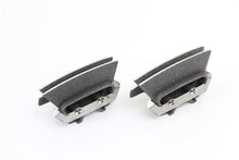 Load image into Gallery viewer, V-Twin M8 Finned Spark Plug Cover Set for engine, granite finish with metallic fins, designed for V-Twin motorcycle engines.