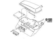 Load image into Gallery viewer, Chrome Saddlebag Mount Bracket Set