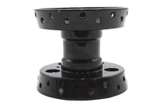 Load image into Gallery viewer, Black V-Twin Factory Sample Wheel Hub for motorcycle wheel and tire, showcasing a sturdy and sleek design.