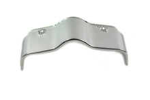 Load image into Gallery viewer, Chrome V-Twin lower fairing trim for motorcycle windshield and sissy bar, with a sleek, polished finish.