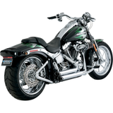 VANCE AND HINES STAGGERED SHORT SHOTS 2:2 EXHAUST 00-09 HARLEY SOFTAILS