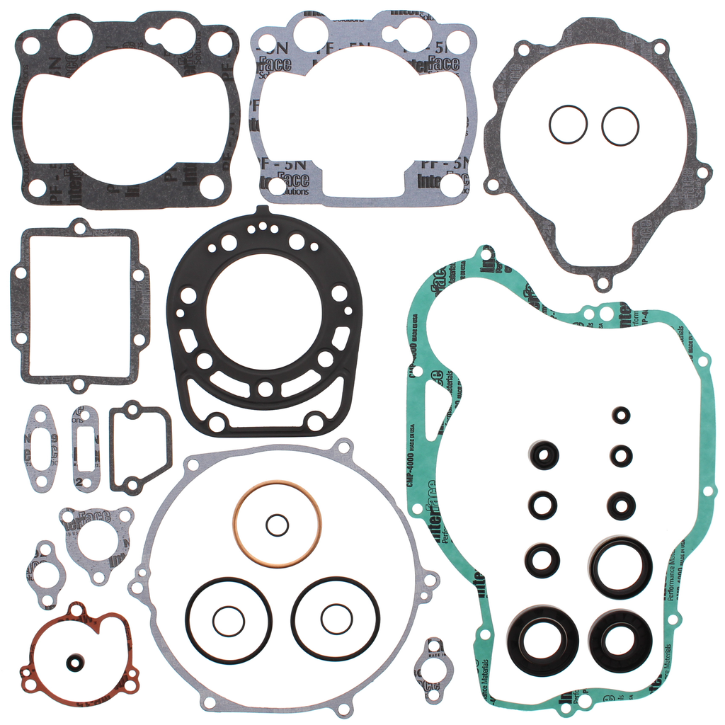 VERTEX complete gasket set with oil seals, automotive gaskets and seals kit with various rubber seals and metal gaskets.