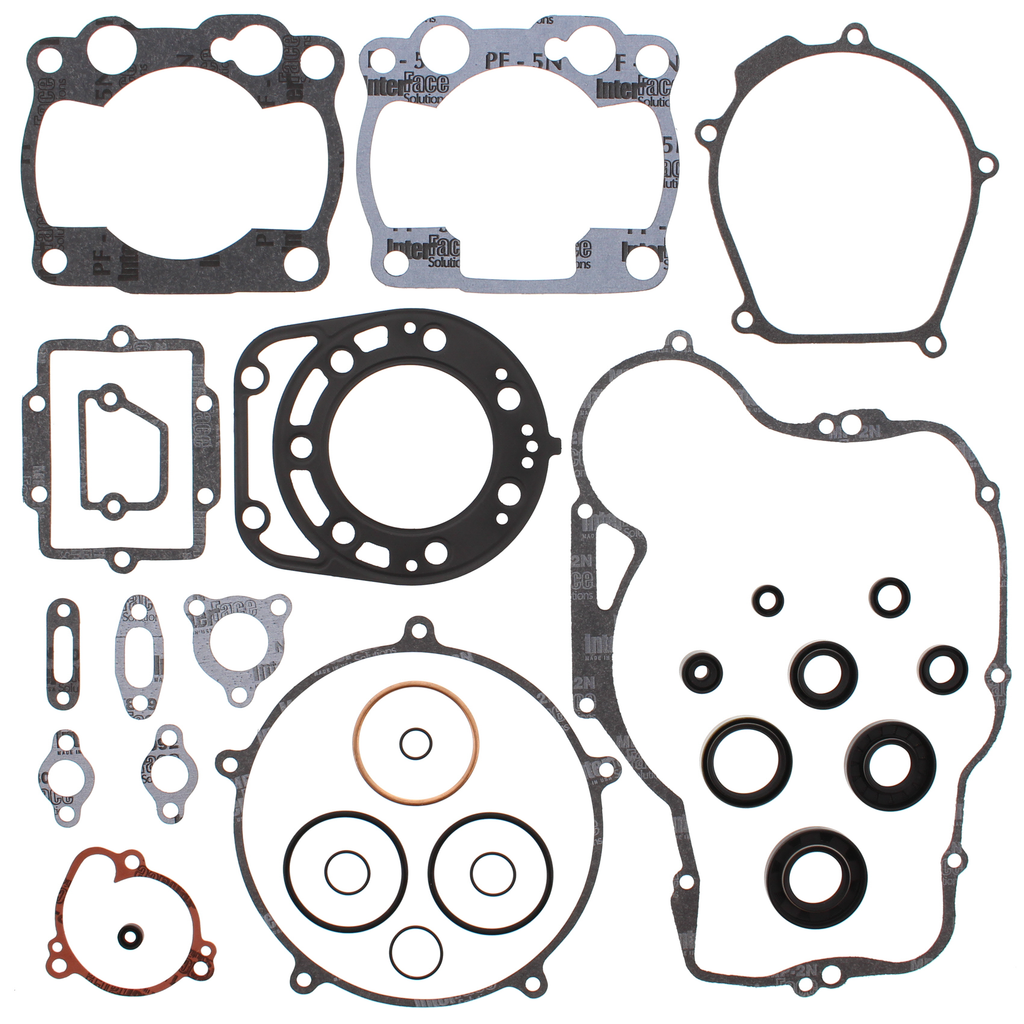 VERTEX complete gasket set with oil seals, automotive gaskets and seals for engine repair, featuring multiple gasket and seal components