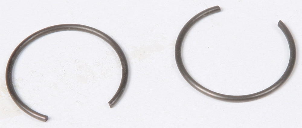 Set of piston circlips for Vertex pistons, designed for use with Vertex piston kits and components.