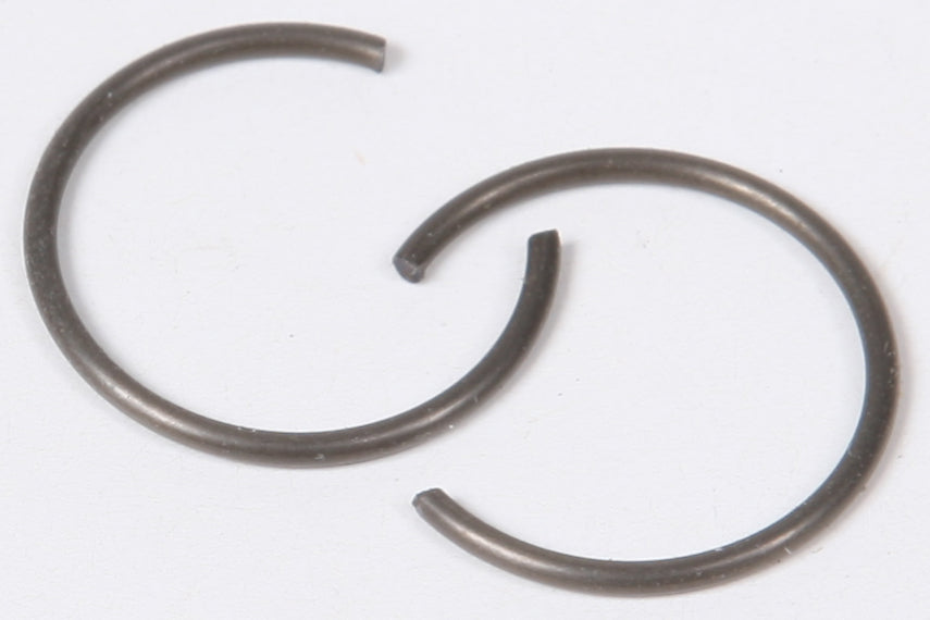 Set of Vertex piston circlips for Vertex pistons, designed for secure piston assembly in engine rebuilds.