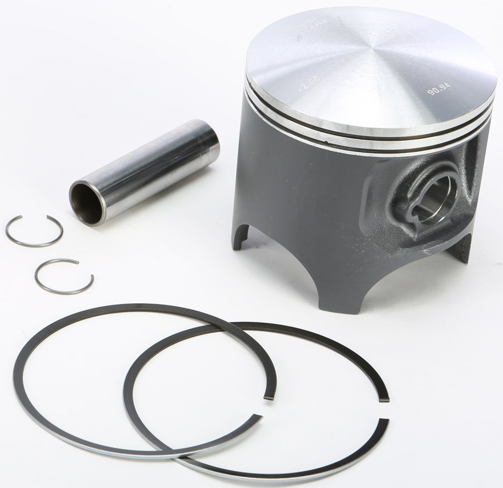 Cast VERTEX piston kit with 90.95mm bore and +2.00mm honing, designed for engine performance and durability.