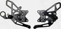 Rear Set Complete Blk Bmw