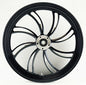 BILLET FRONT WHEEL PACKAGE SWEPT SPOKE HARLEY DAVIDSON SOFTAIL MODELS - The Speed Shop Canada