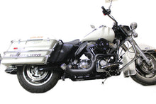 Load image into Gallery viewer, VTWIN LAKE PIPES 2:1 EXHAUST BLACK HARLEY BAGGERS 95-16 - The Speed Shop Canada