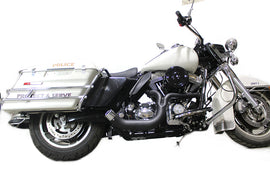 VTWIN LAKE PIPES 2:1 EXHAUST BLACK HARLEY BAGGERS 95-16 - The Speed Shop Canada