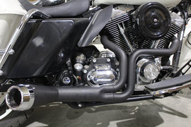 VTWIN OFFSET MEGA 2:1 EXHAUST SYSTEMS HARLEY BAGGERS 85-16 - The Speed Shop Canada