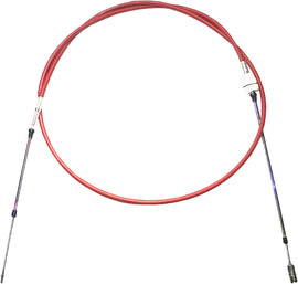 WSM reverse cable Yam for hydraulic control lines, showing a sturdy black cable with metal fittings for machinery control.
