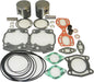 WSM Complete Top End Kit with piston components, including piston, rings, and gaskets for engine rebuilds.