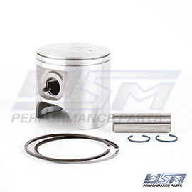 WSM Piston S800 82 piston kit with components, featuring metal parts and seals for engine performance and repair.