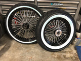 PHAT MAX BIG SPOKE WHEEL PACKAGE C/W WWW TIRES HARLEY DAVIDSON MODELS