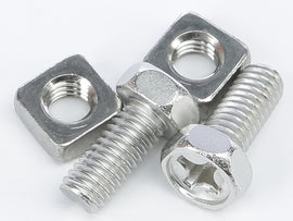 Yuasa Battery Bolts and Nuts Set, 6x12mm, hardware fasteners for battery fitting, includes bolts and nuts for secure connection