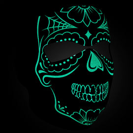 Full Face Mask Calavera Glow In The Dark