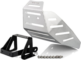ZETA skid plate for HON motorcycle, durable guard/brace made of metal to protect the underside during off-road riding.