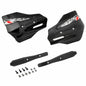 Black ZETA Xc Pro Convert Handguard for motocross bikes, showing the sturdy, lightweight design with mounting hardware.