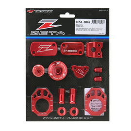 ZETA Billet Kit 634-8252 hardware fasteners and fittings for motorcycle or vehicle assembly, made of durable billet metal.