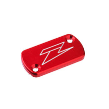 Load image into Gallery viewer, Red ZETA brake reservoir cover for Honda CRF250 motorcycle, designed to protect and enhance the brake fluid reservoir.
