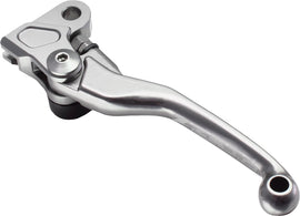 ZETA K-Type pivot clutch lever for Honda CRF250 motorcycle, black metal with adjustable design and ergonomic grip.