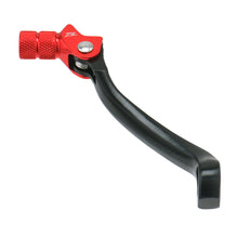 Load image into Gallery viewer, ZETA forged aluminum motorcycle shift levers in red, designed for Gas models, with a sleek and durable finish.