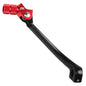 ZETA forged shift lever in red for HON motorcycle, showcasing the durable, high-quality metal construction and ergonomic design.