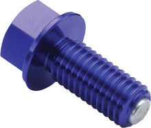 Load image into Gallery viewer, Blue ZETA Magnetic Drain Plug for off-road vehicles, designed to prevent metal debris buildup and ensure engine safety.