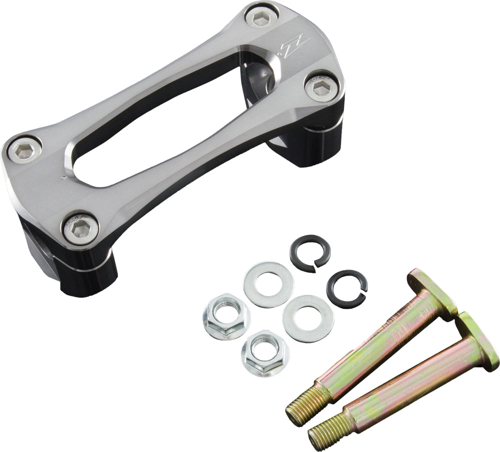 ZETA Rx Clamp Kit 634-0012 for off-road vehicles, showing black metal clamps with mounting hardware.