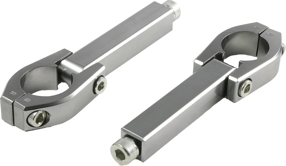 ZETA Armor Replacement Clamps for 1-1/8 inch Long-Ex, metal clamps with secure grip, designed for durable equipment attachment.