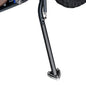 Pair of ZETA Side Stand Extenders for motorcycles, showing two black metal extensions with mounting hardware.