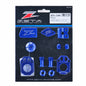 ZETA Billet Kit for Yamaha YZ250 in blue, featuring durable aluminum components and precise machining for enhanced performance.