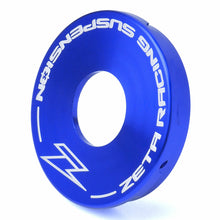 Load image into Gallery viewer, Blue ZETA R-Shock end cap for Yamaha YZ250 motorcycle, designed for durability and performance.