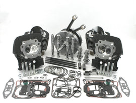 Zippers Performance Twin Cam Muscle 124-inch engine kit installed on Harley Softail models from 2007 to 2017.