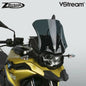 ZTechnik Vstream Windscreen Sport Dark Tint for BMW motorcycle, showing the tinted windshield with aerodynamic shape.