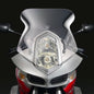 Clear ZTechnik Vstream Windscreen Sport/Tour for BMW motorcycles, offering aerodynamic protection and enhanced rider visibility.