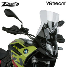 Load image into Gallery viewer, ZTechnik Vstream tall touring windshield in clear for BMW motorcycles, providing wind protection and enhanced riding comfort.