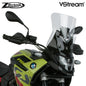 ZTechnik Vstream tall touring windshield in clear for BMW motorcycles, providing wind protection and enhanced riding comfort.