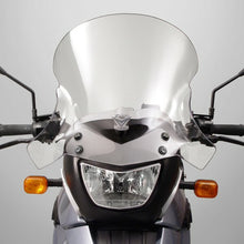 Load image into Gallery viewer, ZTechnik VStream Tall Tour clear windshield for BMW motorcycle, providing wind protection and visibility.